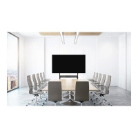Produktbild för Vision VFM-F12 vagn - för LCD-display - stafflityp - mattsvart