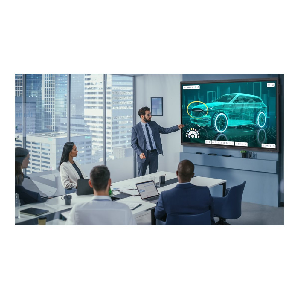 Produktbild för Optoma Creative Touch 5863RK 5-Series - 86" LED-bakgrundsbelyst LCD-skärm - 4K - för interaktiv kommunikation