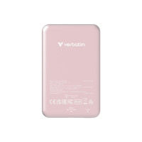 Produktbild för Verbatim Charge 'n' Go trådlös powerbank - magnetfäste - Li-pol - USB-C - 20 Watt