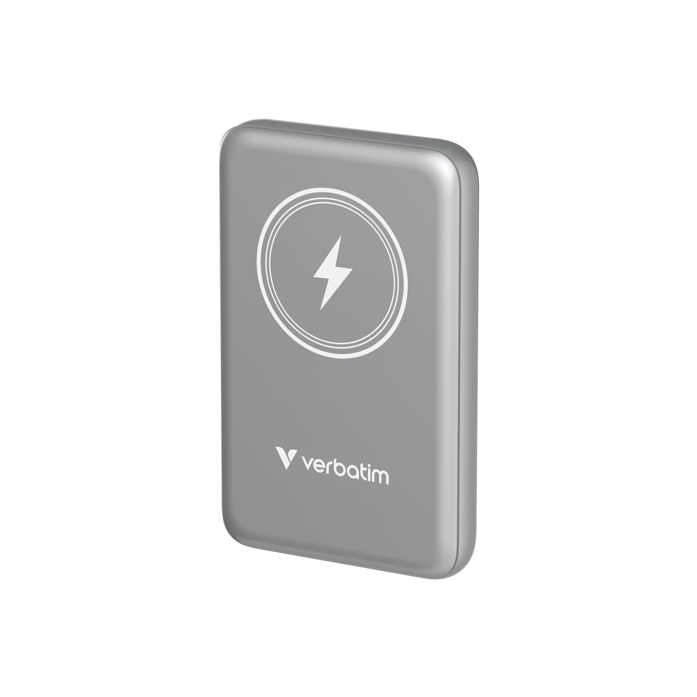 Produktbild för Verbatim Charge 'n' Go trådlös powerbank - magnetfäste - Li-pol - USB-C - 20 Watt