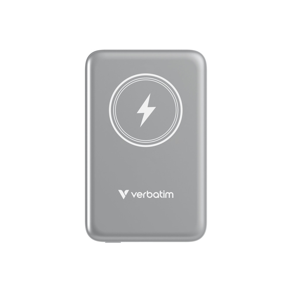 Produktbild för Verbatim Charge 'n' Go trådlös powerbank - magnetfäste - Li-pol - USB-C - 20 Watt