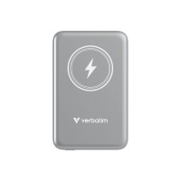 Produktbild för Verbatim Charge 'n' Go trådlös powerbank - magnetfäste - Li-pol - USB-C - 20 Watt