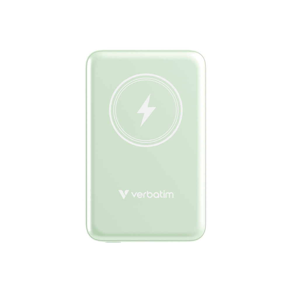 Produktbild för Verbatim Charge 'n' Go trådlös powerbank - magnetfäste - Li-pol - USB-C - 20 Watt