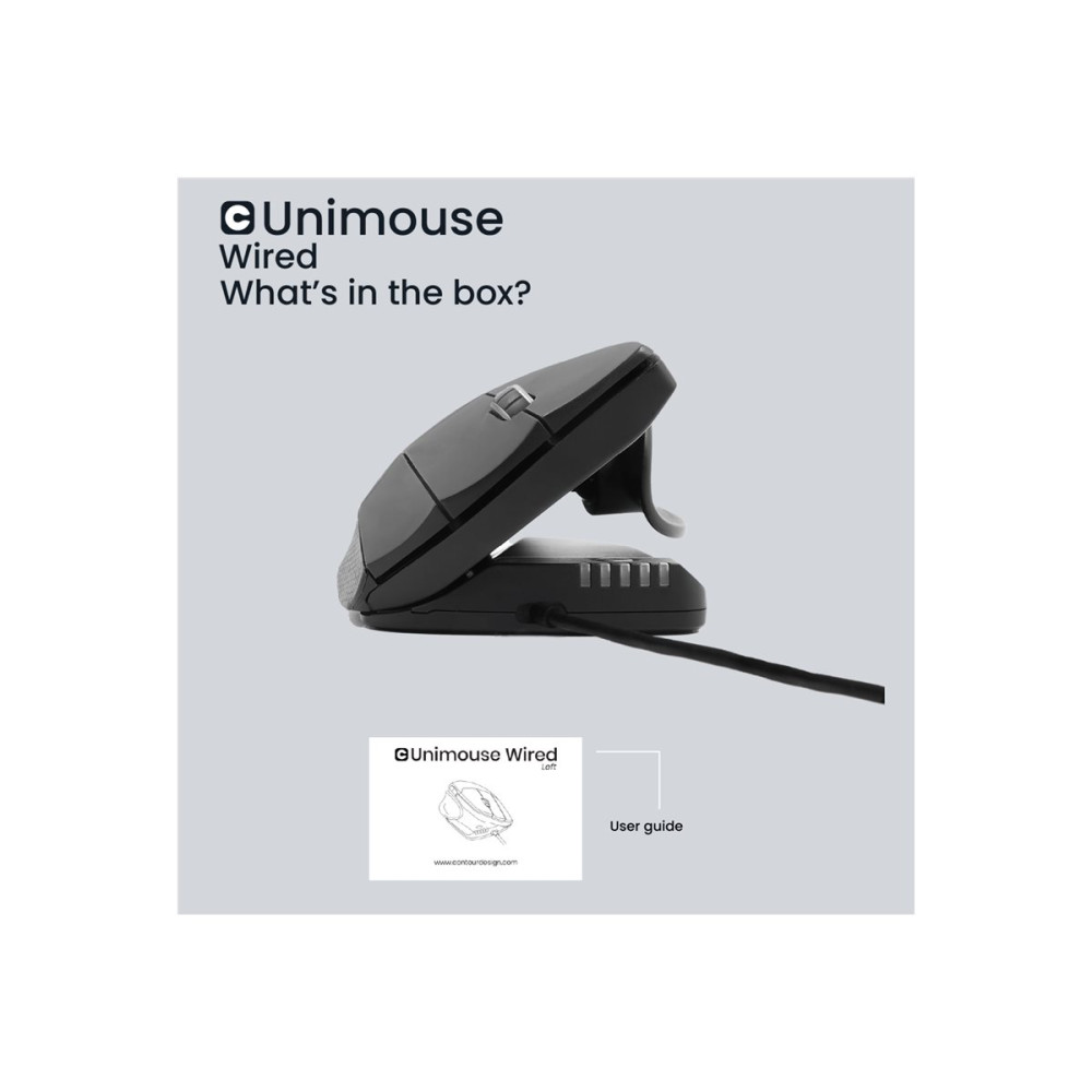 Produktbild för Contour Unimouse - vertikal mus - USB