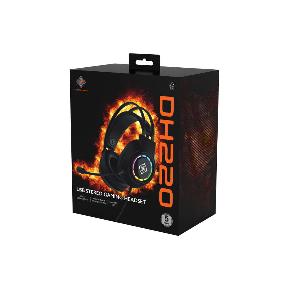 Produktbild för DELTACO GAMING DH220 - headset