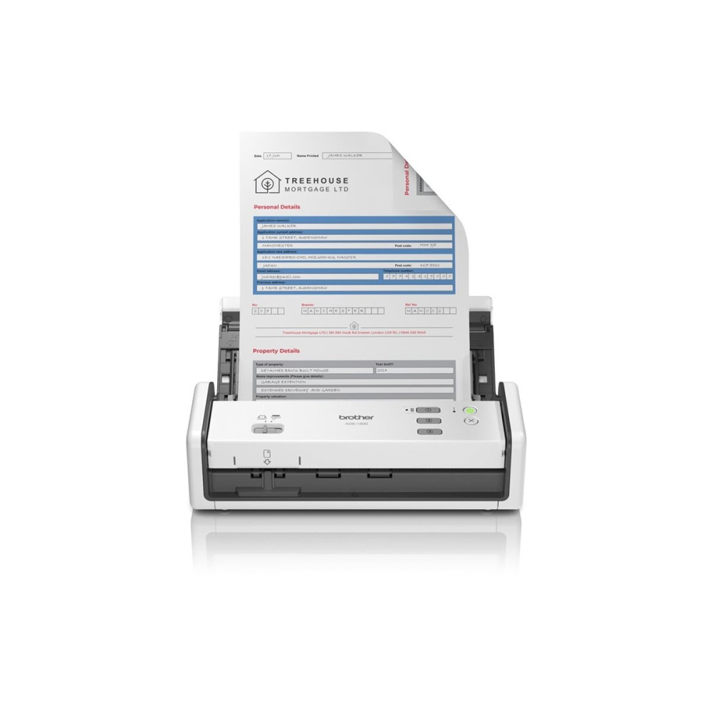 Produktbild för Brother ADS-1300 - dokumentskanner - bärbar - USB 2.0 (Host), USB-C 3.2 Gen 1