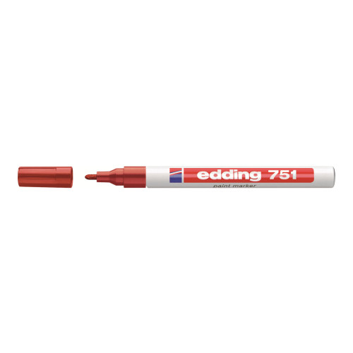 edding AG edding 751 paint - markering - röd
