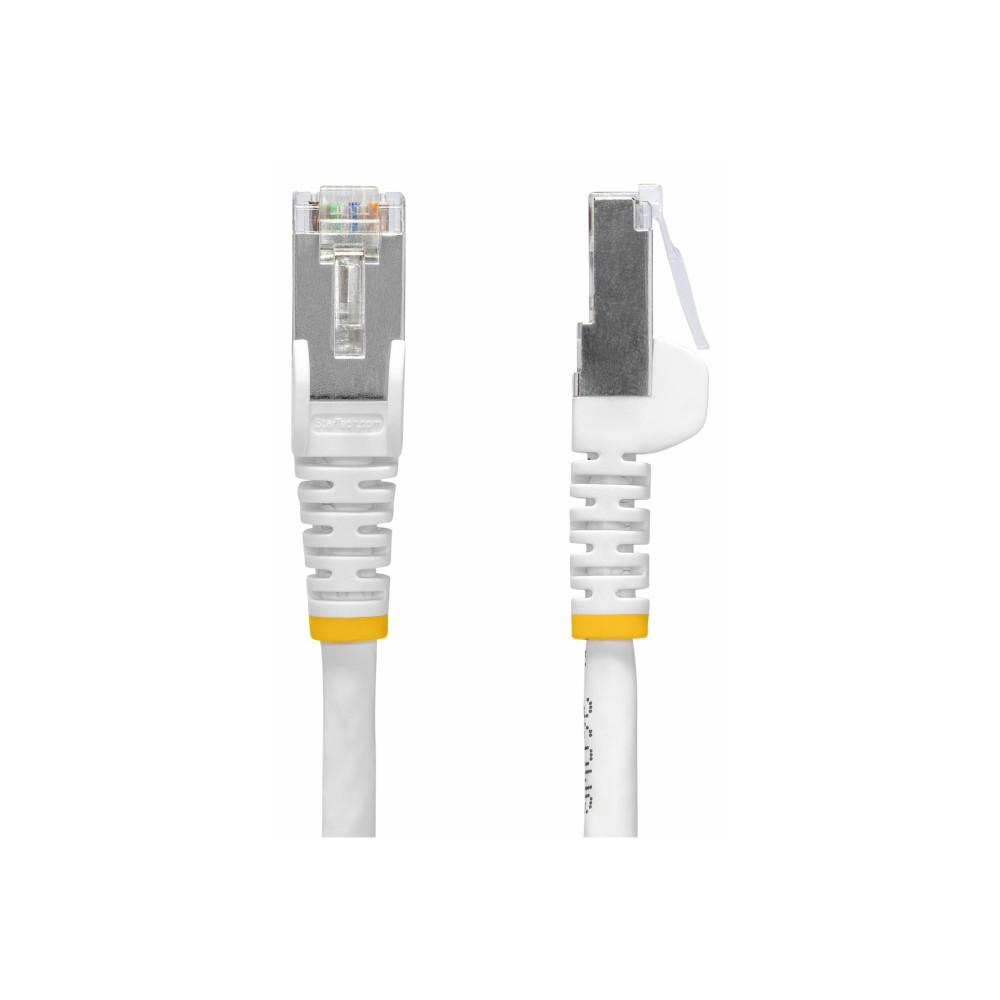 Produktbild för StarTech.com 50cm White CAT8 Ethernet Cable, Snagless, S/FTP, 25G/40G - patch-kabel - 50 cm - vit