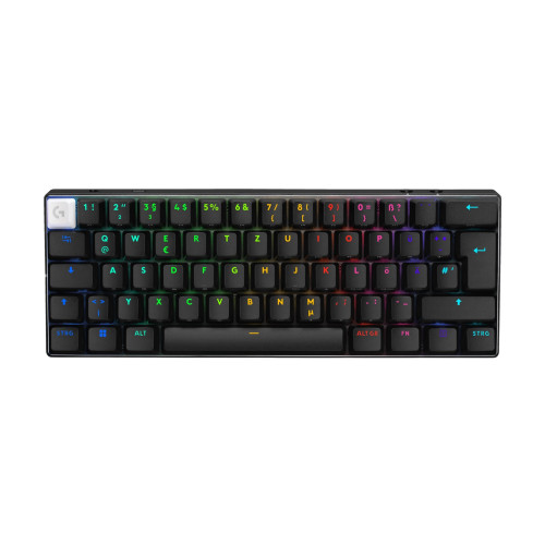 Logitech Logitech G PRO X 60 - tangentbord - gaming - 60% TKL - QWERTY - USA, internationellt - svart Inmatningsenhet