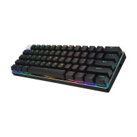 Produktbild för Logitech G PRO X 60 - tangentbord - gaming - 60% TKL - QWERTY - USA, internationellt - svart Inmatningsenhet