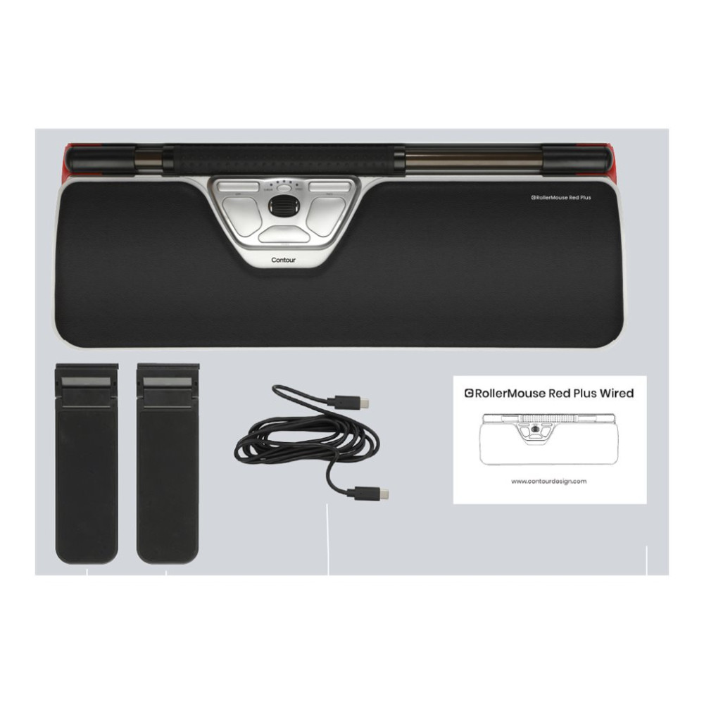 Produktbild för Contour RollerMouse Red Plus - Thin Client - centrerad mus