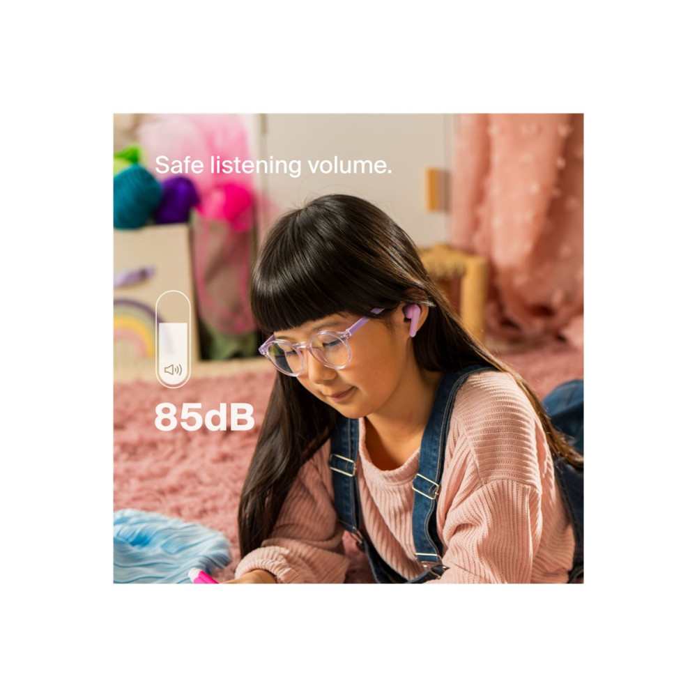 Produktbild för Belkin SoundForm Nano 2 for Kids - True wireless-hörlurar med mikrofon