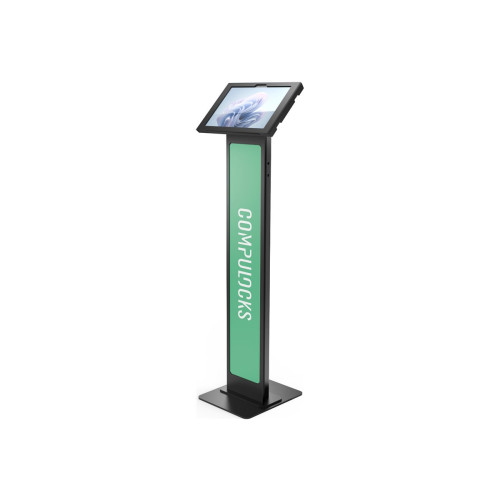 Compulocks Group Compulocks Surface Pro 8-11 Apex Enclosure Brandable Floor Stand ställ - för surfplatta - märkningsbar - svart