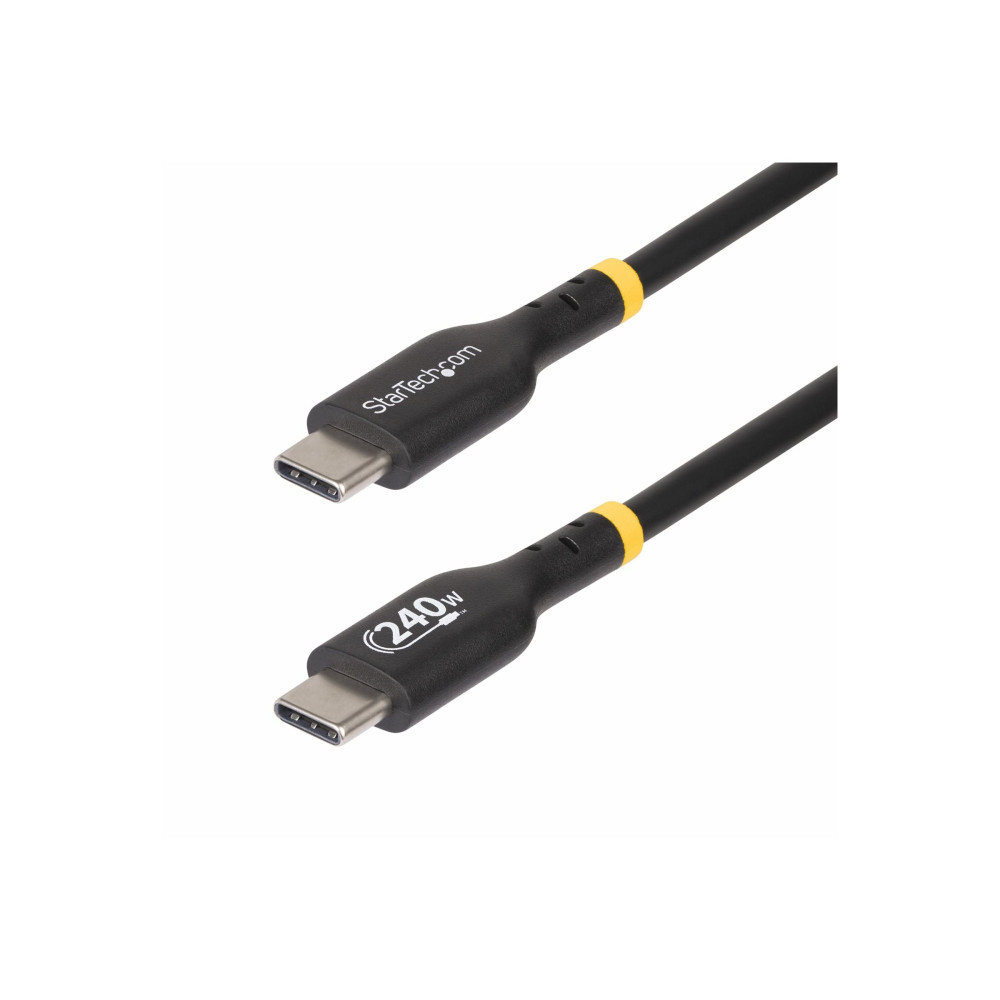 Produktbild för StarTech.com 1m USB C Charging Cable, USB-IF Certified USB-C Cable, 240W - USB typ C-kabel - USB-C till USB-C - 1 m
