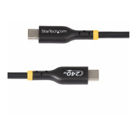Produktbild för StarTech.com 2m USB C Charging Cable, USB-IF Certified USB-C Cable, 240W - USB typ C-kabel - USB-C till USB-C - 2 m