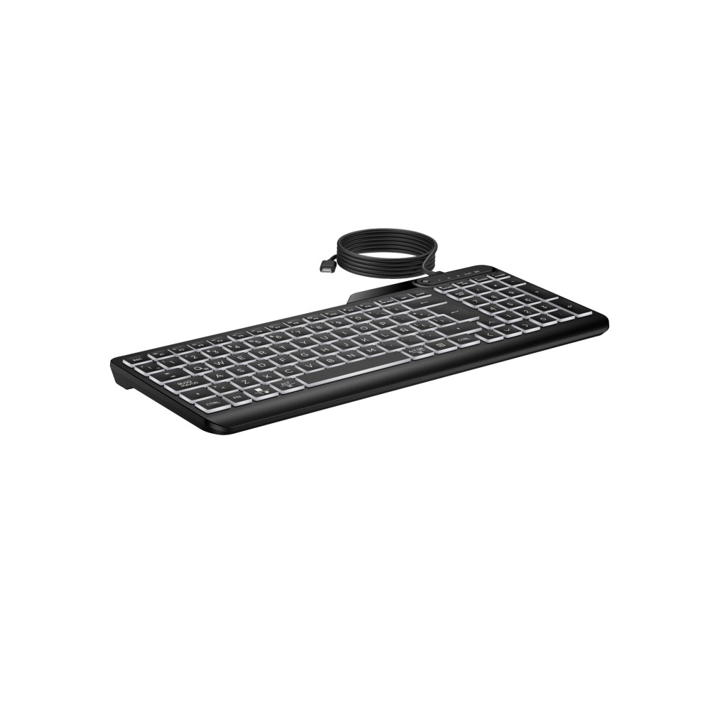 Produktbild för HP 405 - tangentbord - flera enheter - 65% compact - hela norden - svart Inmatningsenhet