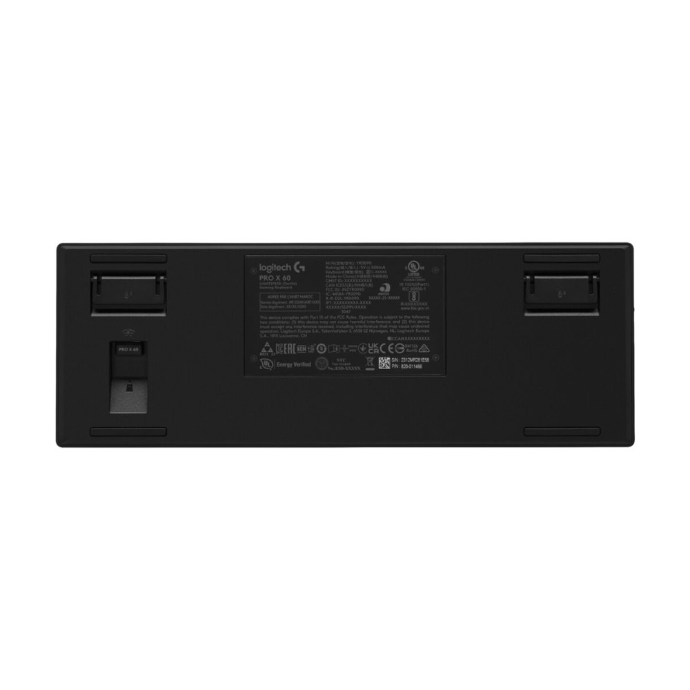 Produktbild för Logitech G PRO X 60 - tangentbord - 60% TKL - QWERTY - hela norden - svart Inmatningsenhet