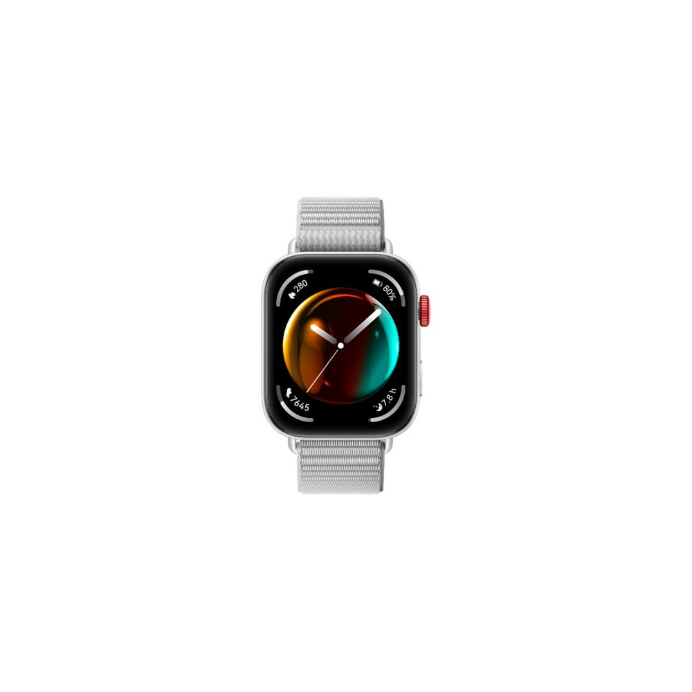 Produktbild för Huawei Watch Fit 3 - aluminiumlegering - smart klocka med rem - grå - silver