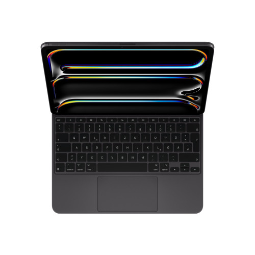 Apple Magic Keyboard - tangentbord och foliefodral - med pekdyna - QWERTZ - tysk - svart Inmatningsenhet - Tangentbord