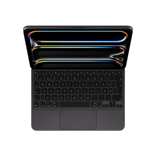 Apple Apple Magic Keyboard - tangentbord och foliefodral - med pekdyna - svensk - svart Inmatningsenhet