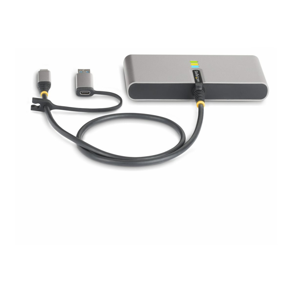 Produktbild för StarTech.com 2-Port USB-C/USB-A Hub with GbE and RS232 Serial, 2x USB-A - hubb - 2 portar