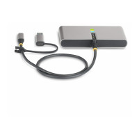 Produktbild för StarTech.com 2-Port USB-C/USB-A Hub with GbE and RS232 Serial, 2x USB-A - hubb - 2 portar