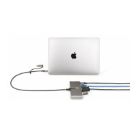Produktbild för StarTech.com 2-Port USB-C/USB-A Hub with GbE and RS232 Serial, 2x USB-A - hubb - 2 portar