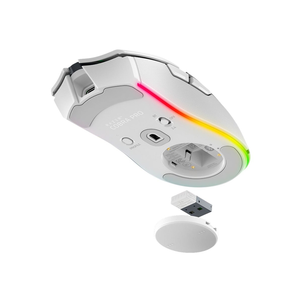 Produktbild för Razer Cobra Pro - mus - gaming - USB - vit