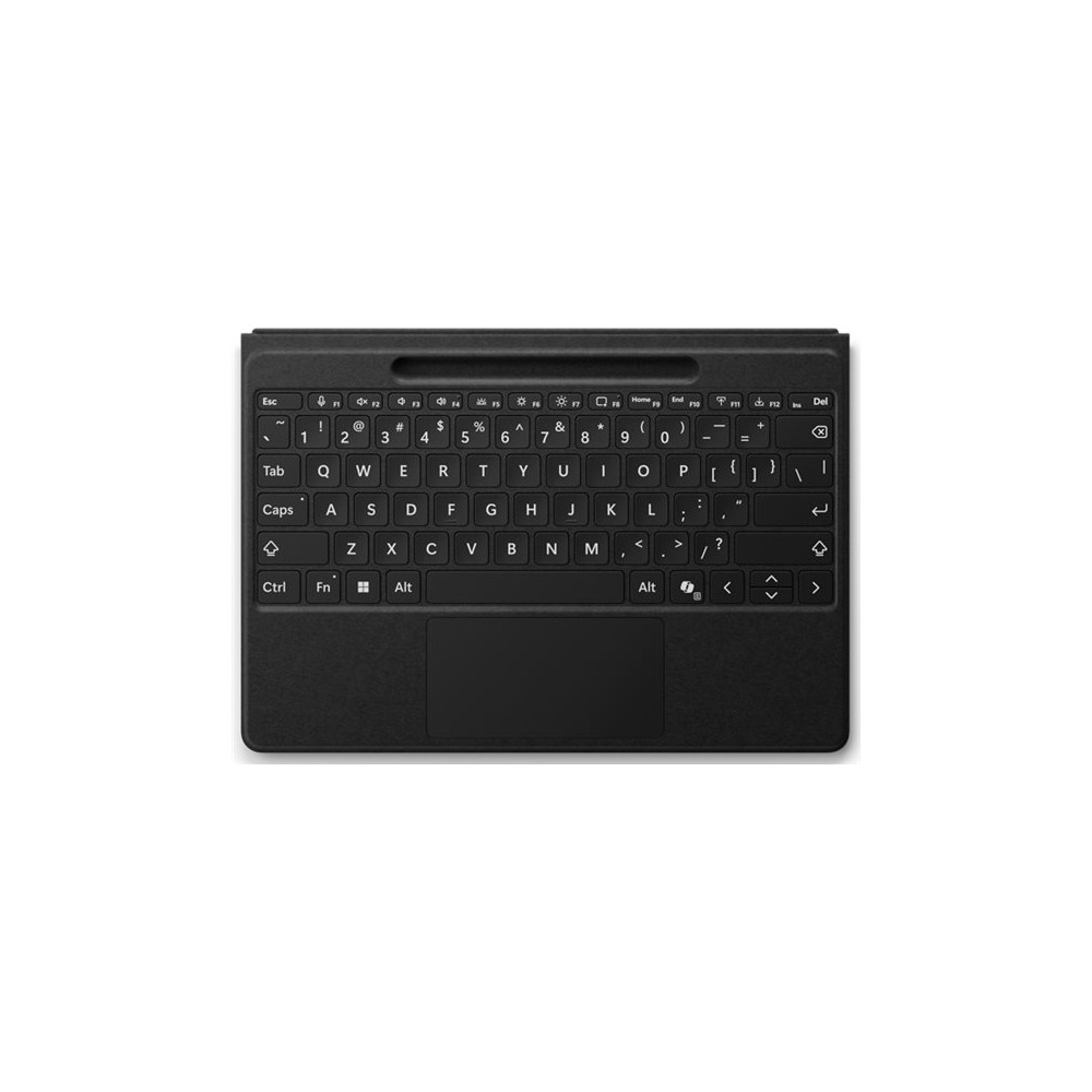 Produktbild för Microsoft Surface Pro Flex Keyboard - tangentbord - med accelerometer, pekdyna, Förvarings- och laddningsfack för Surface Slim Pen 2 - svart Inmatningsenhet