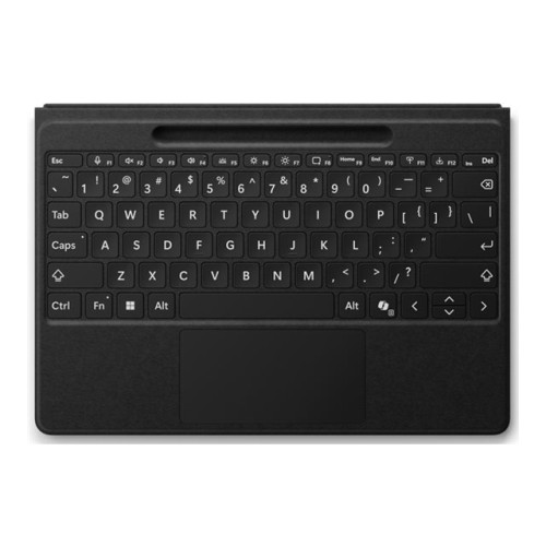 Microsoft Microsoft Surface Pro Flex Keyboard - tangentbord - med accelerometer, pekdyna, Förvarings- och laddningsfack för Surface Slim Pen 2 - svart Inmatningsenhet