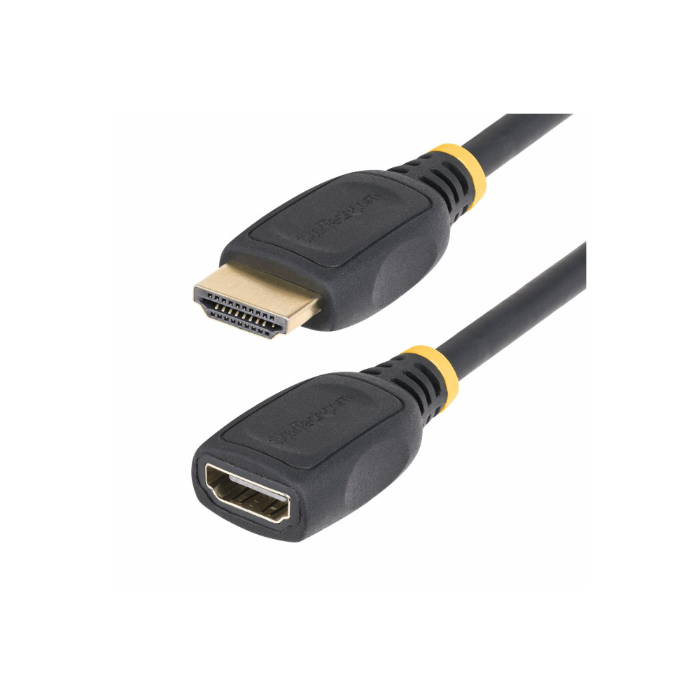 Produktbild för StarTech.com 18in HDMI 2.0 Extension Cable, 4K 60Hz, M/F - HDMI-förlängningskabel - 50 cm