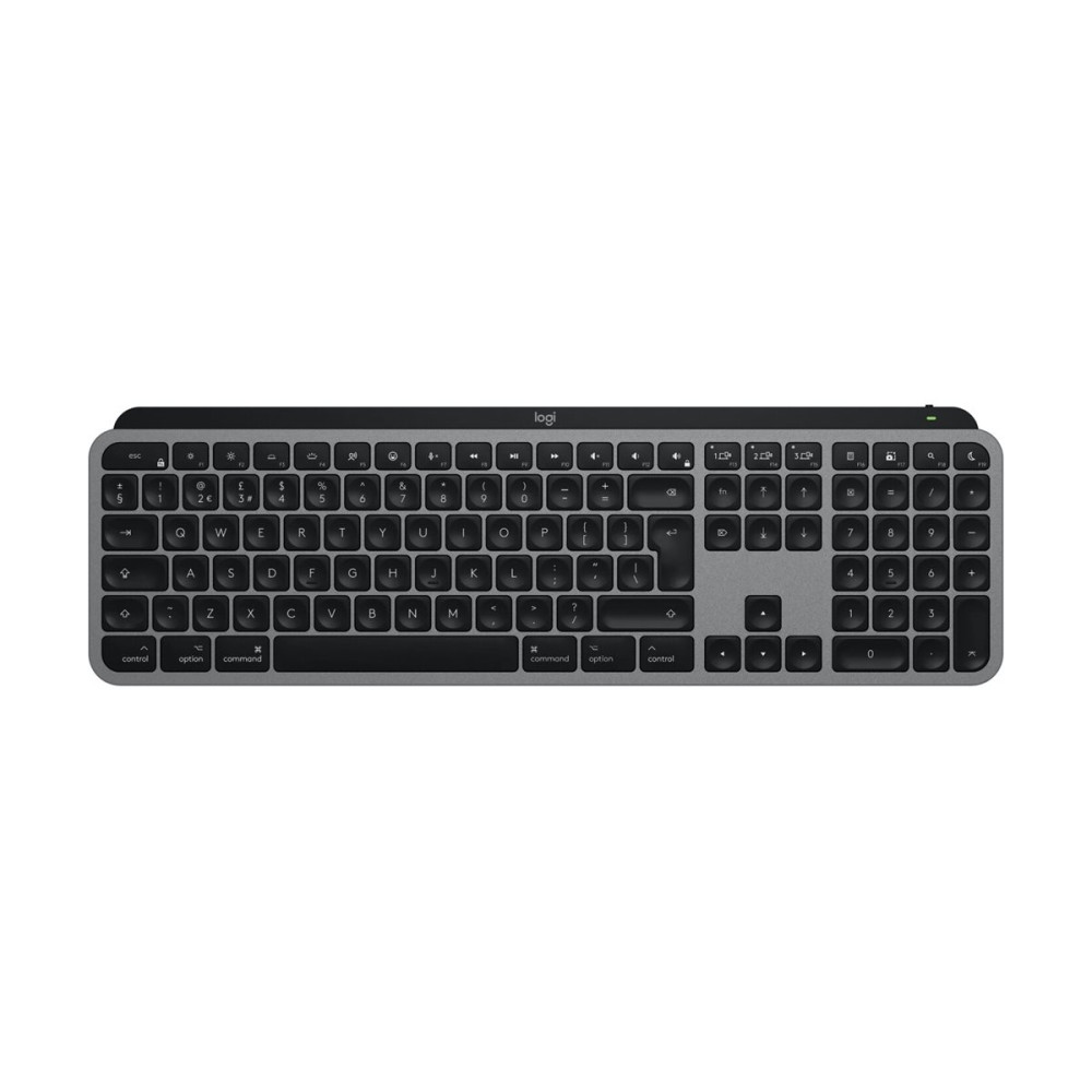Produktbild för Logitech Master Series MX Keys S for Mac - tangentbord full size - QWERTY - USA, internationellt - rymdgrå Inmatningsenhet