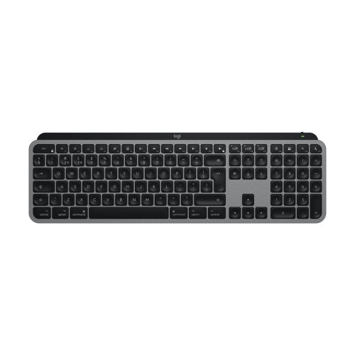 Logitech Logitech Master Series MX Keys S for Mac - tangentbord full size - QWERTY - USA, internationellt - rymdgrå Inmatningsenhet