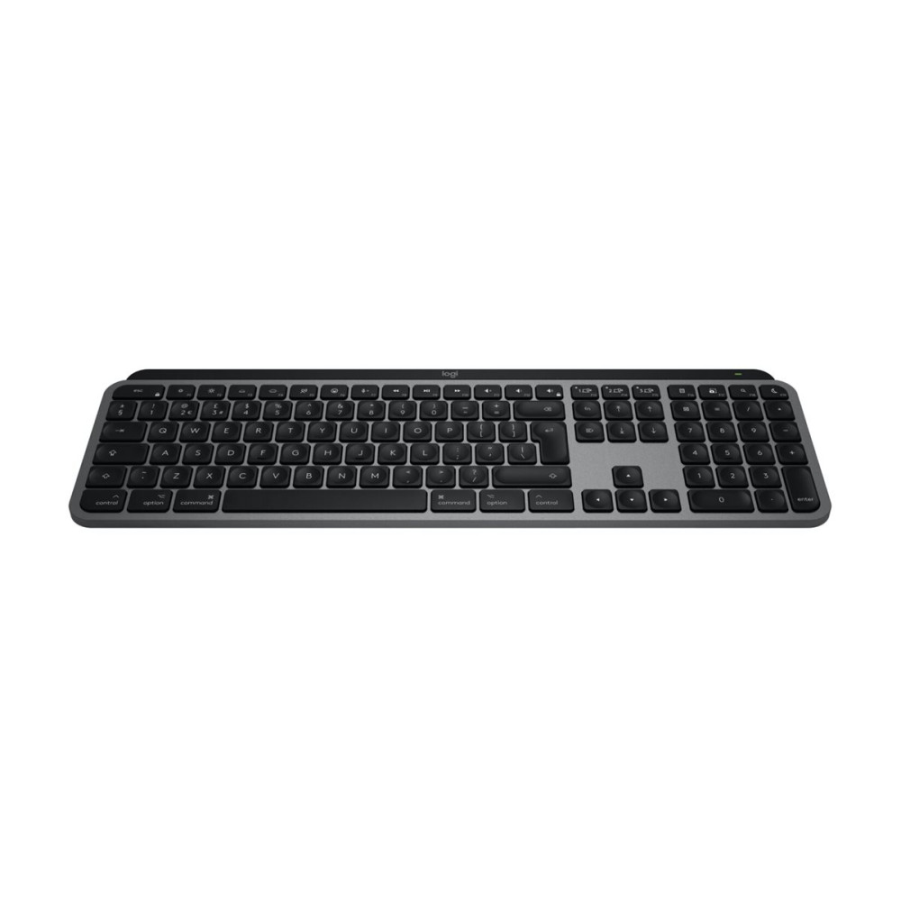 Produktbild för Logitech Master Series MX Keys S for Mac - tangentbord full size - QWERTY - USA, internationellt - rymdgrå Inmatningsenhet