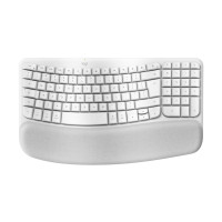 Produktbild för Logitech Ergo Series Wave Keys for Mac - tangentbord - QWERTZ - tysk - offwhite Inmatningsenhet
