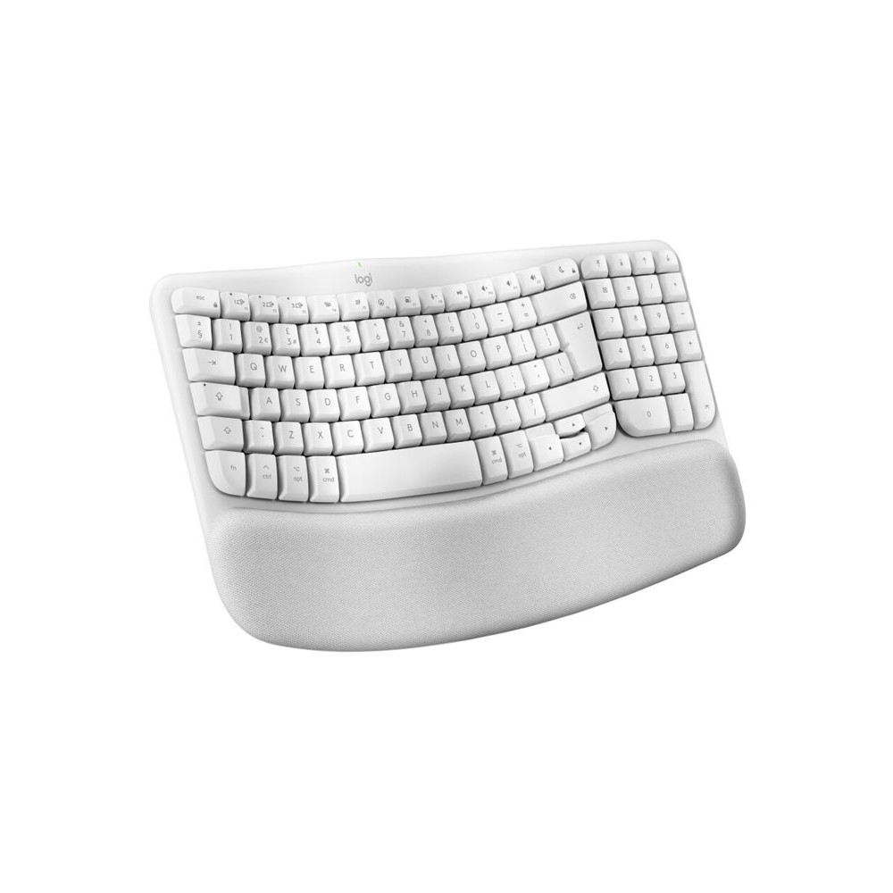 Produktbild för Logitech Ergo Series Wave Keys for Mac - tangentbord - QWERTZ - tysk - offwhite Inmatningsenhet