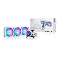 Produktbild för ASUS ROG STRIX LC III 360 ARGB LCD - White Edition - kylsystem med vätska till processorn