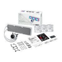 Produktbild för ASUS ROG STRIX LC III 360 ARGB LCD - White Edition - kylsystem med vätska till processorn