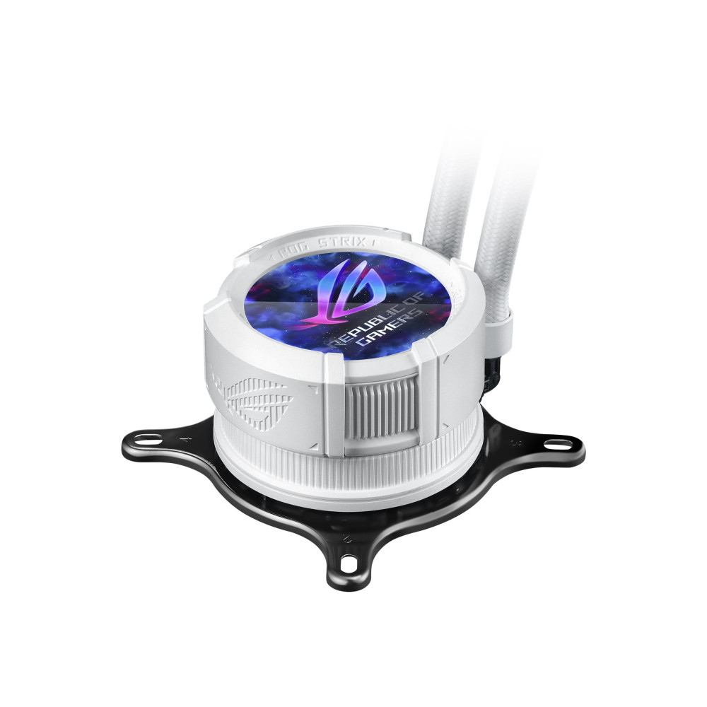 Produktbild för ASUS ROG STRIX LC III 360 ARGB LCD - White Edition - kylsystem med vätska till processorn