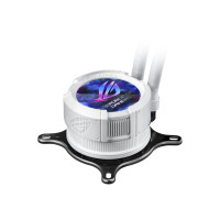 Produktbild för ASUS ROG STRIX LC III 360 ARGB LCD - White Edition - kylsystem med vätska till processorn