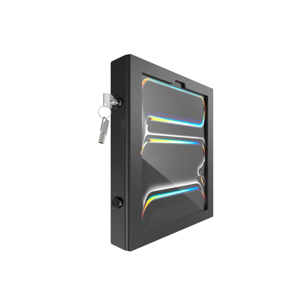 Produktbild för Compulocks iPad Pro M4 13" (2024), Apex Secured Enclosure Wall Mount hölje - för surfplatta - säkrad - svart