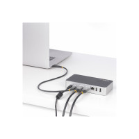 Produktbild för StarTech.com 50cm (1.6ft) USB4 Cable, USB-IF Certified USB-C Cord 40Gbps - USB typ C-kabel - USB-C till USB-C - 50 cm
