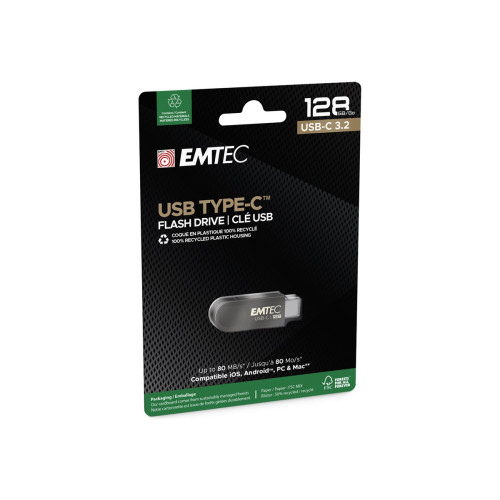 EMTEC International EMTEC C280 - USB flash-enhet - 128 GB