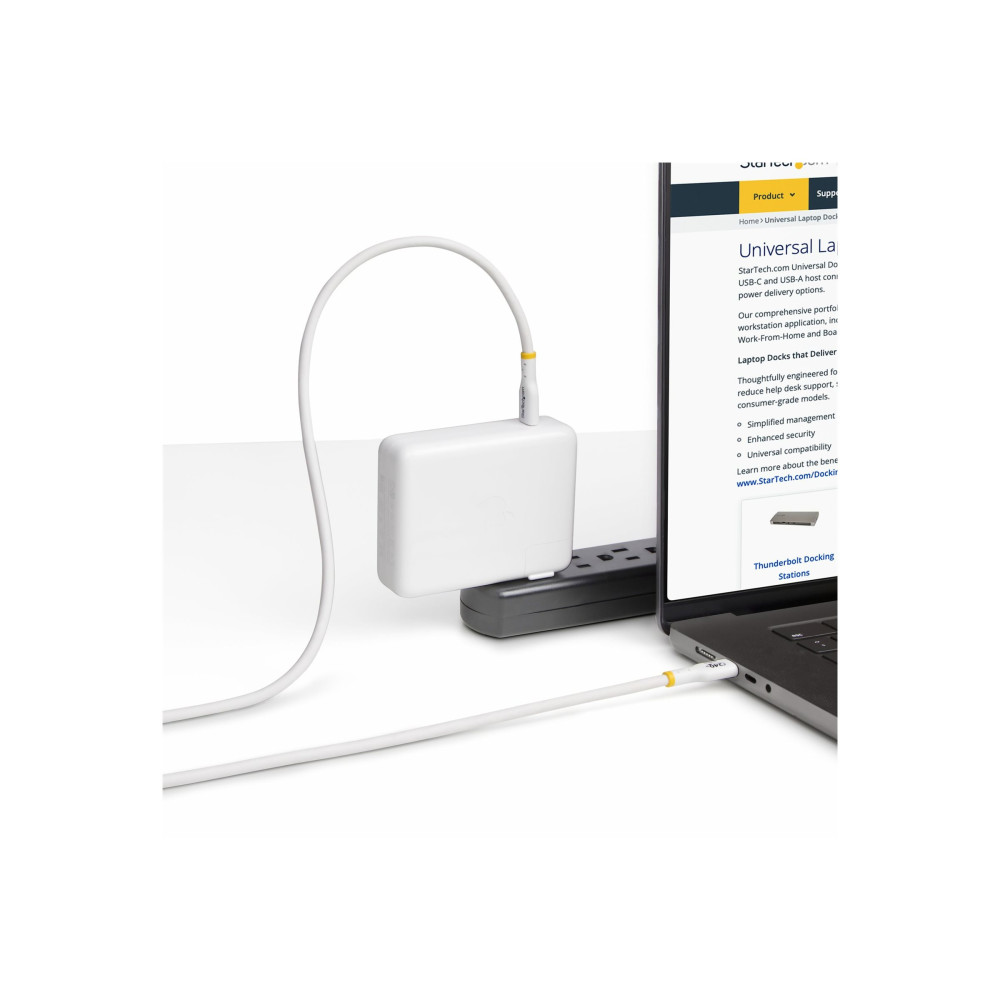 Produktbild för StarTech.com 1m USB C Charging Cable, USB-IF Certified USB-C Cable, 240W - USB typ C-kabel - USB-C till USB-C - 1 m