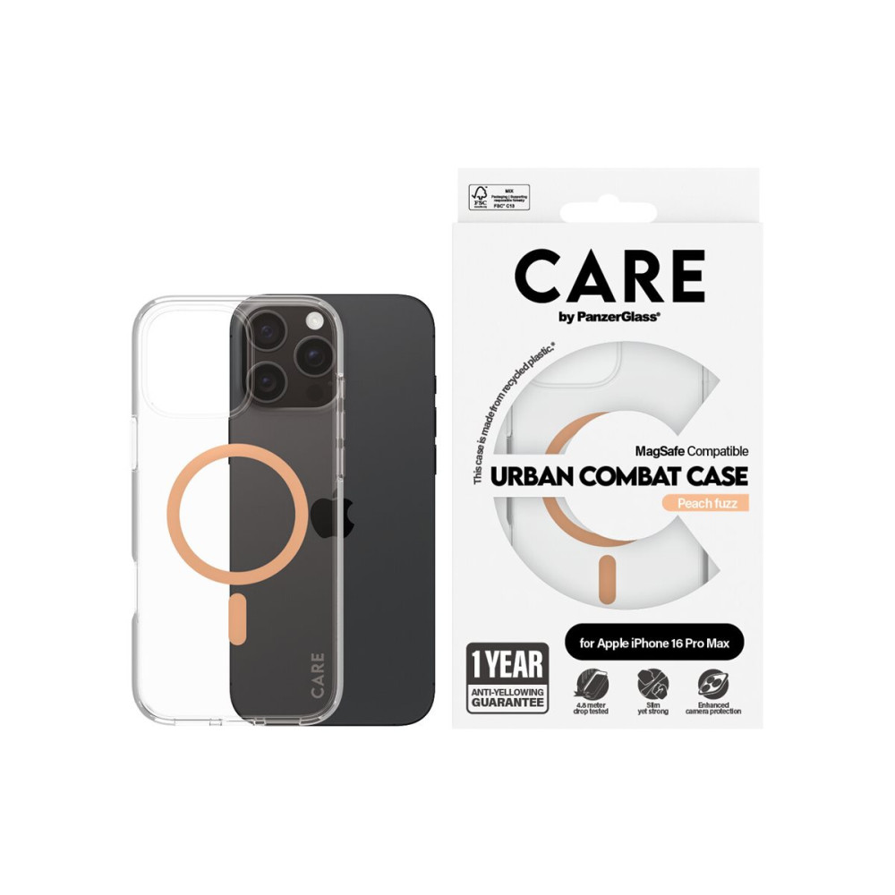 Produktbild för CARE by PanzerGlass Urban Combat - baksidesskydd för mobiltelefon