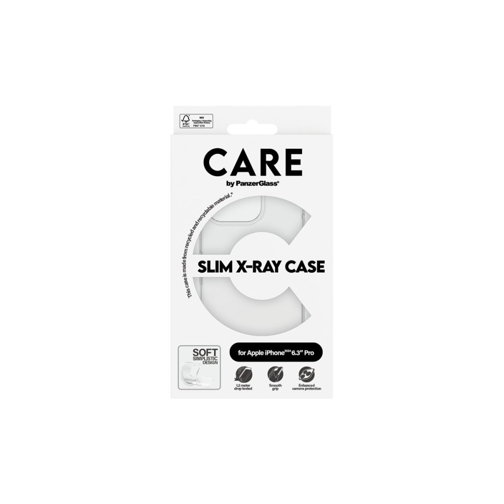Produktbild för CARE by PanzerGlass X-Ray - baksidesskydd för mobiltelefon