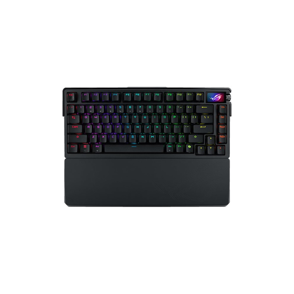 Produktbild för ASUS ROG Azoth Extreme - tangentbord - 75% - med OLED-display - svart Inmatningsenhet