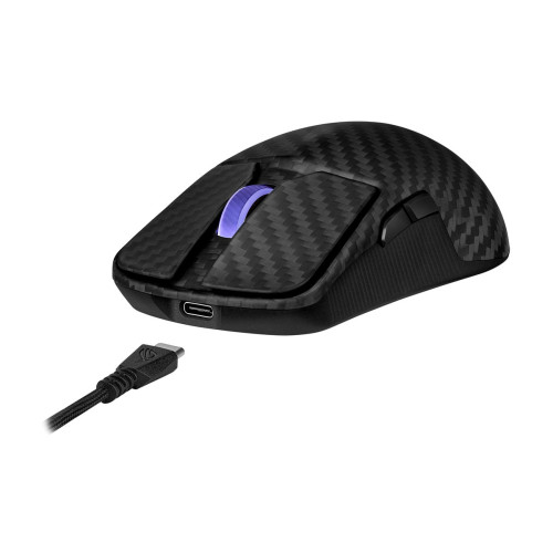 ASUSTeK COMPUTER ASUS ROG Harpe Ace Extreme - mus - USB, Bluetooth 5.1, 2.4 GHz - svart