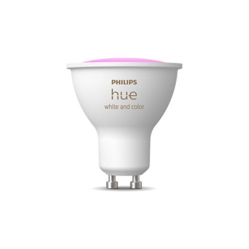 Philips Philips Hue White and Color Ambiance - LED-spotlight - GU10 - 4.2 W - flerfärgad/varmt till kallt vitt ljus - 2000-6500 K
