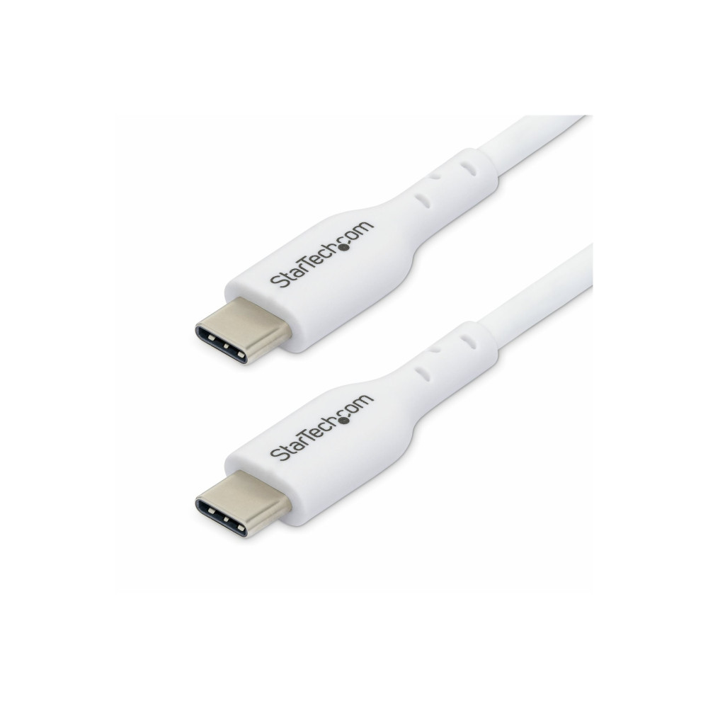 Produktbild för StarTech.com 3m White USB-C Charging Cable, USB C Cable, 60W 3A PD - USB typ C-kabel - USB-C till USB-C - 3 m